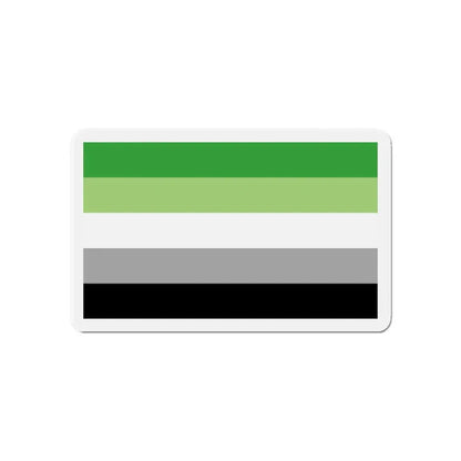 Aromantic Pride Flag - Refrigerator Magnet 6 Inch - The Sticker Space