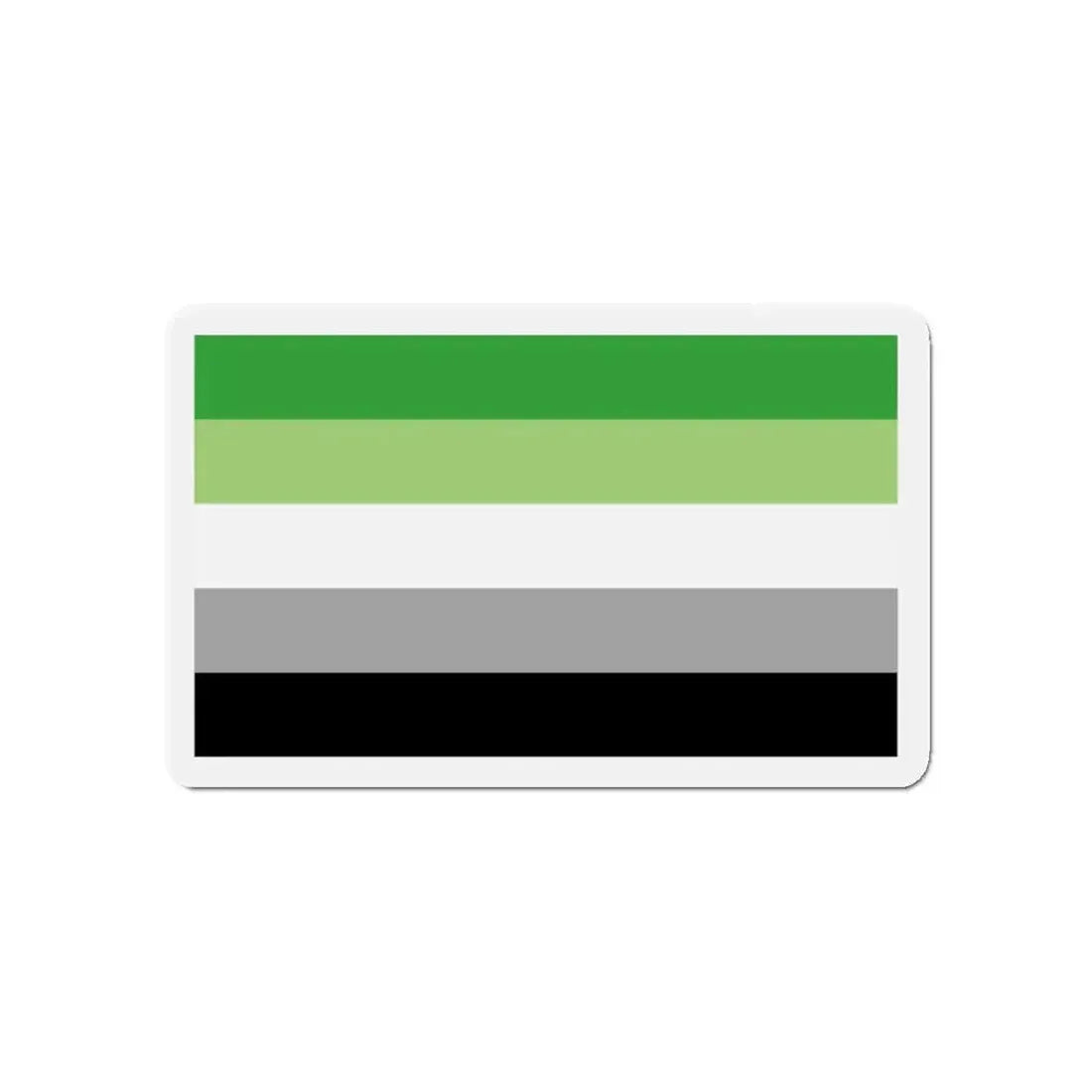 Aromantic Pride Flag - Refrigerator Magnet - The Sticker Space