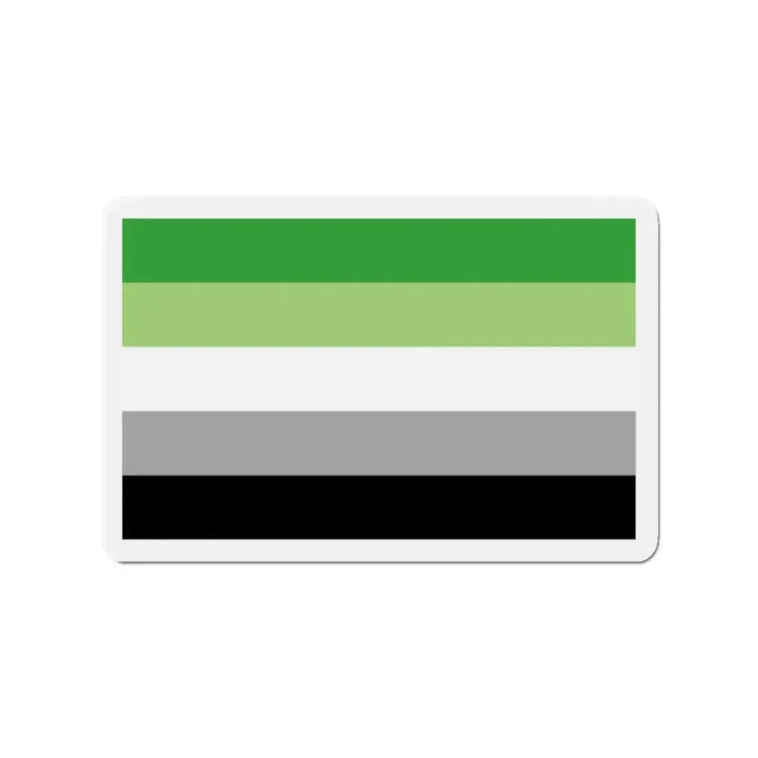 Aromantic Pride Flag - Refrigerator Magnet - The Sticker Space