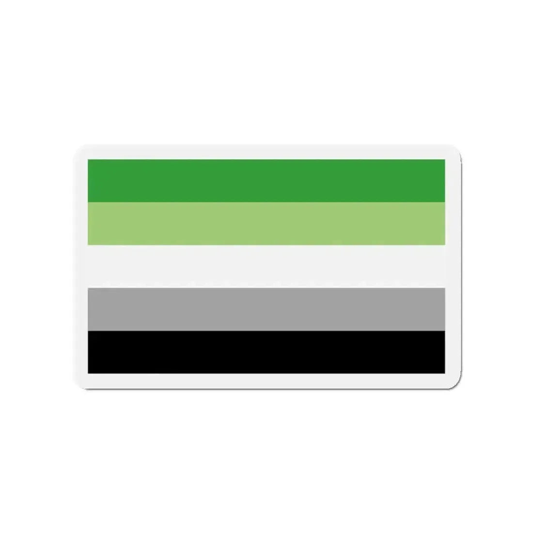 Aromantic Pride Flag - Refrigerator Magnet - The Sticker Space