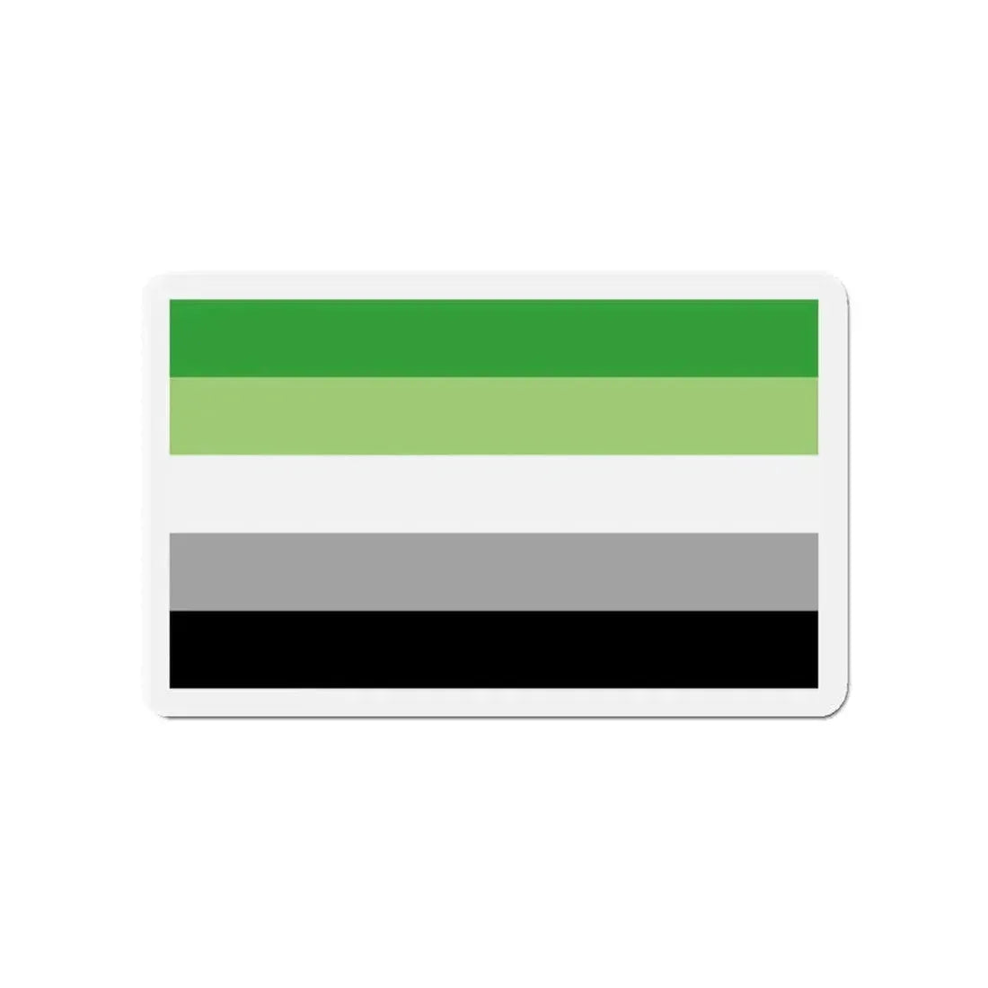 Aromantic Pride Flag - Refrigerator Magnet - The Sticker Space