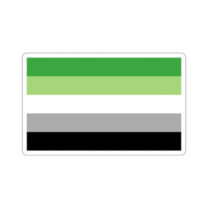 Aromantic Pride Flag STICKER Vinyl Die-Cut Decal-2 Inch-The Sticker Space