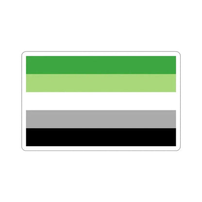 Aromantic Pride Flag STICKER Vinyl Die-Cut Decal 2 Inch - The Sticker Space