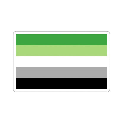 Aromantic Pride Flag STICKER Vinyl Die-Cut Decal 2 Inch - The Sticker Space