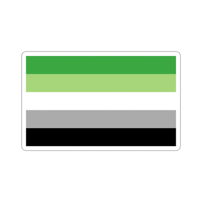 Aromantic Pride Flag STICKER Vinyl Die-Cut Decal-3 Inch-The Sticker Space