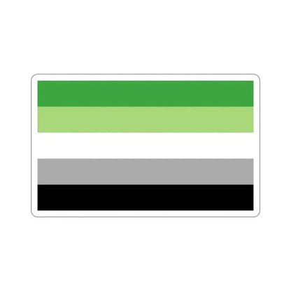 Aromantic Pride Flag STICKER Vinyl Die-Cut Decal 3 Inch - The Sticker Space
