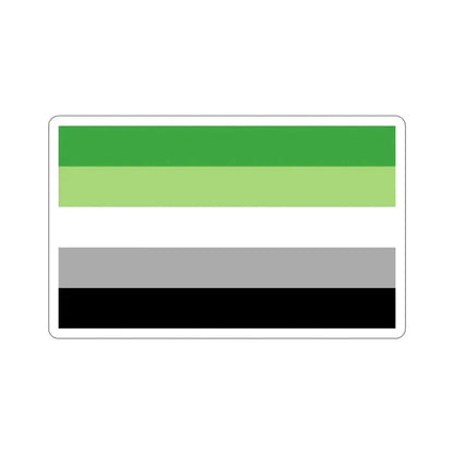 Aromantic Pride Flag STICKER Vinyl Die-Cut Decal 3 Inch - The Sticker Space