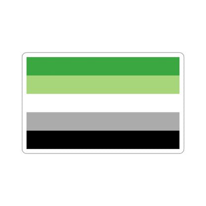 Aromantic Pride Flag STICKER Vinyl Die-Cut Decal-5 Inch-The Sticker Space