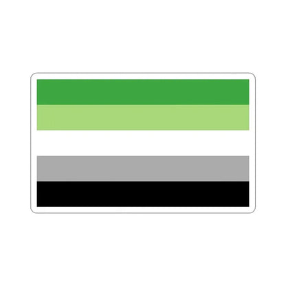 Aromantic Pride Flag STICKER Vinyl Die-Cut Decal - The Sticker Space