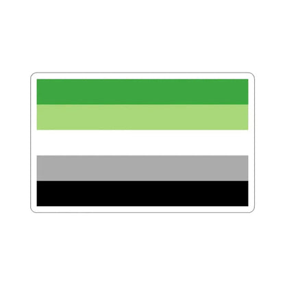 Aromantic Pride Flag STICKER Vinyl Die-Cut Decal - The Sticker Space