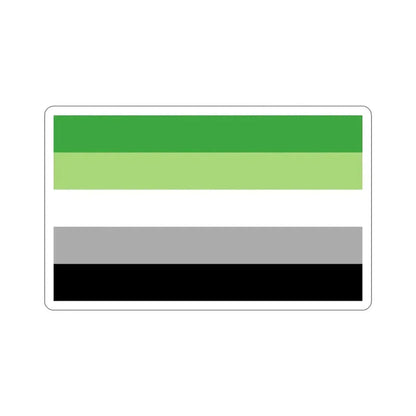Aromantic Pride Flag STICKER Vinyl Die-Cut Decal - The Sticker Space