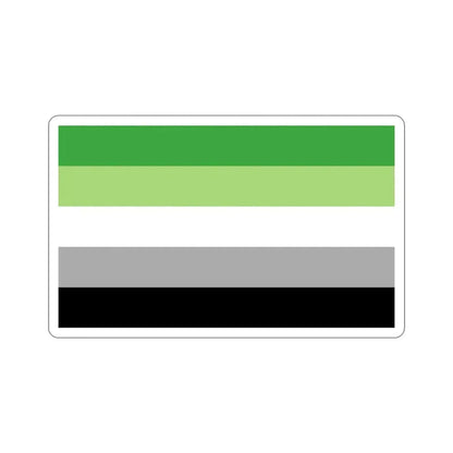 Aromantic Pride Flag STICKER Vinyl Die-Cut Decal - The Sticker Space