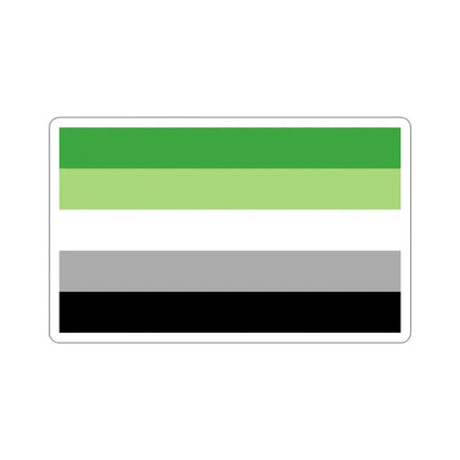 Aromantic Pride Flag STICKER Vinyl Die-Cut Decal - The Sticker Space
