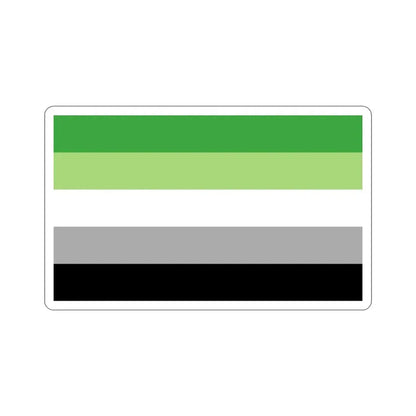 Aromantic Pride Flag STICKER Vinyl Die-Cut Decal - The Sticker Space