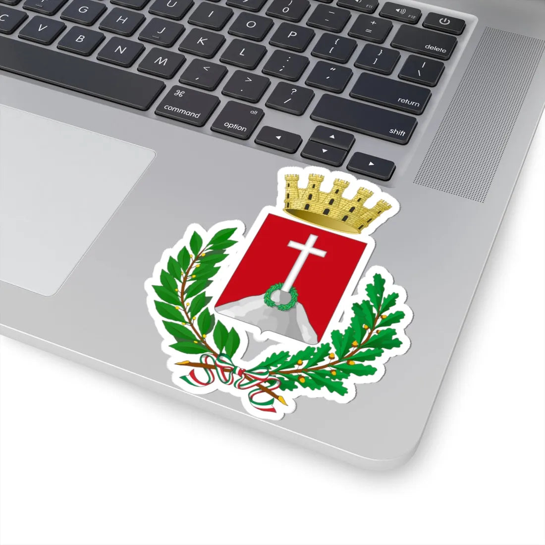 Arquà Petrarca-Stemma (Italy) (Coat of Arms) STICKER Vinyl Kiss-Cut Decal - The Sticker Space