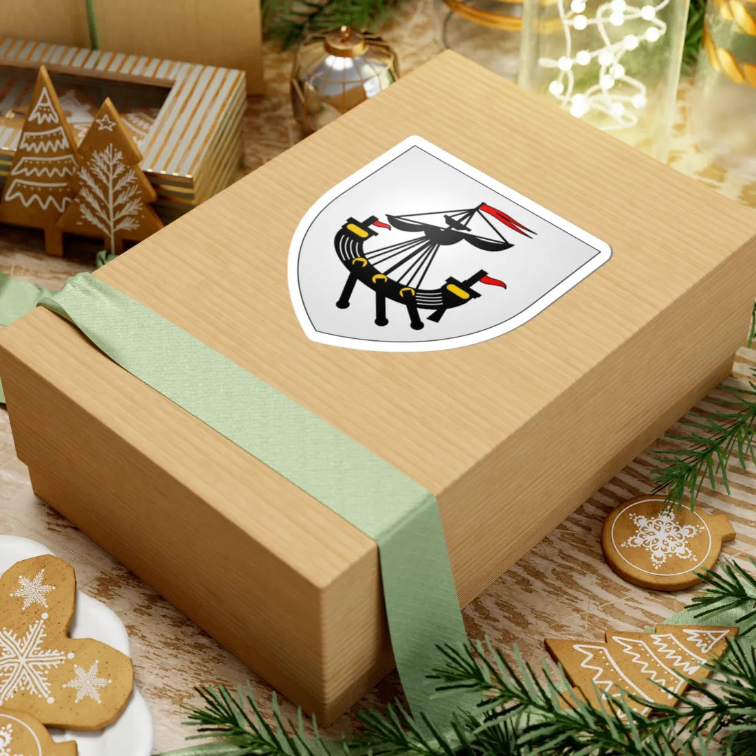 Arran arms (Scotland) (Coat of Arms) STICKER Vinyl Kiss-Cut Decal - The Sticker Space