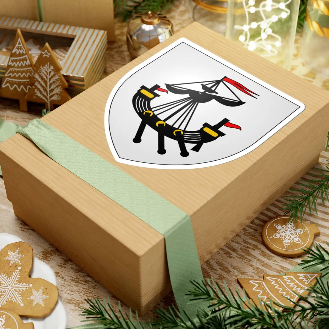 Arran arms (Scotland) (Coat of Arms) STICKER Vinyl Kiss-Cut Decal - The Sticker Space