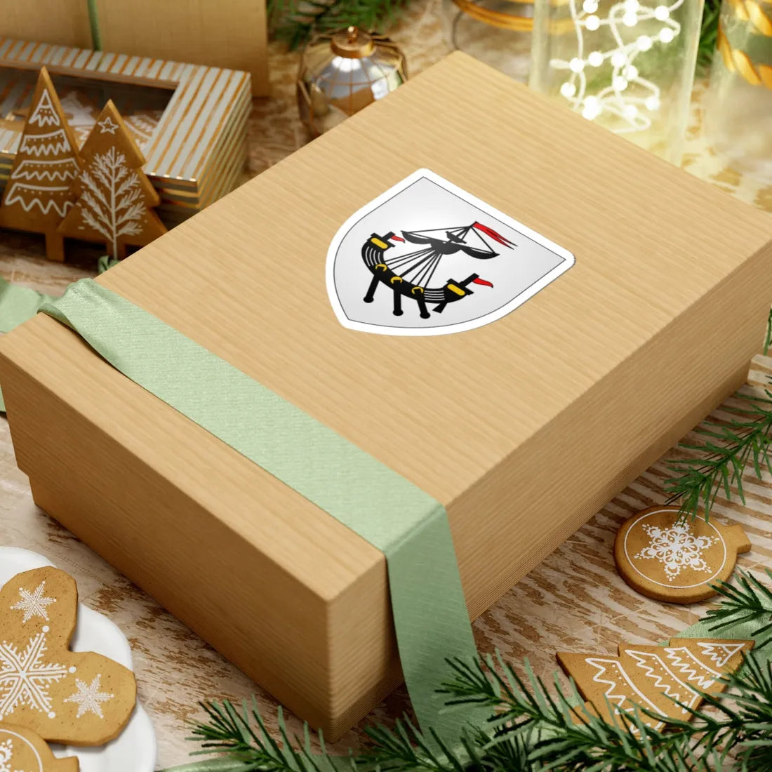 Arran arms (Scotland) (Coat of Arms) STICKER Vinyl Kiss-Cut Decal - The Sticker Space