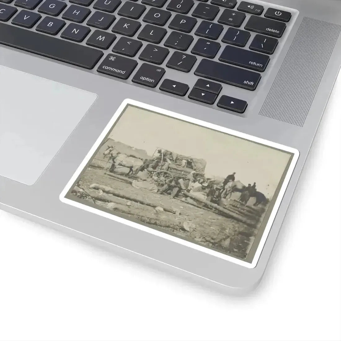 Arrival of Negro Family in the Lines (U.S. Civil War) STICKER Vinyl Kiss-Cut Decal - The Sticker Space