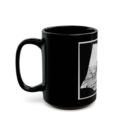 Arrival Of Negro Family In The Lines(2) (U.S. Civil War) Black Coffee Mug