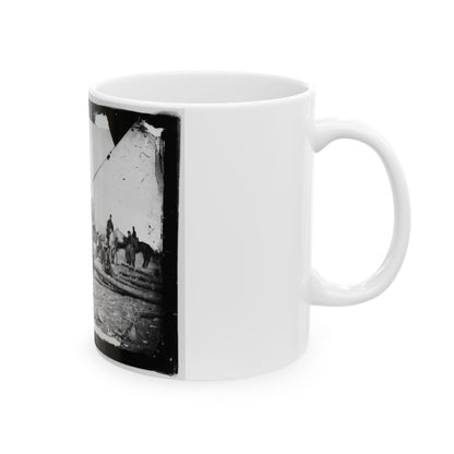 Arrival Of Negro Family In The Lines(2) (U.S. Civil War) White Coffee Mug