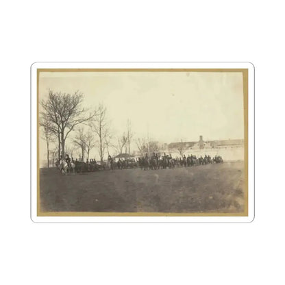 Arsenal & 2. Regt. Regulars (U.S. Civil War) STICKER Vinyl Kiss-Cut Decal 2 Inch White - The Sticker Space