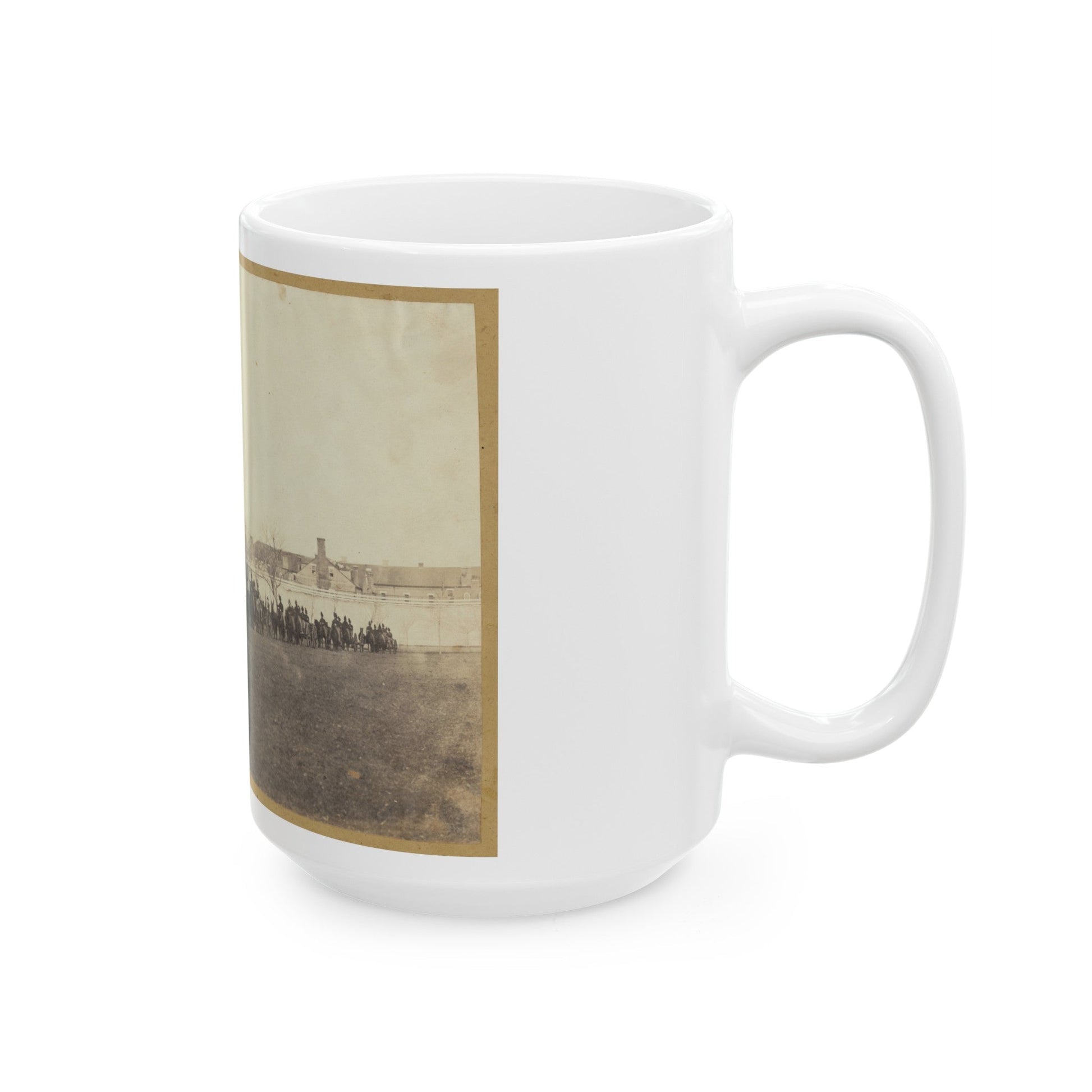 Arsenal & 2. Regt. Regulars (U.S. Civil War) White Coffee Mug-The Sticker Space