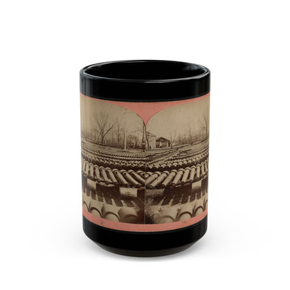 Arsenal Grounds, Richmond, Va., Showing Ruins And Shot And Shell Scattered Around (U.S. Civil War) Black Coffee Mug