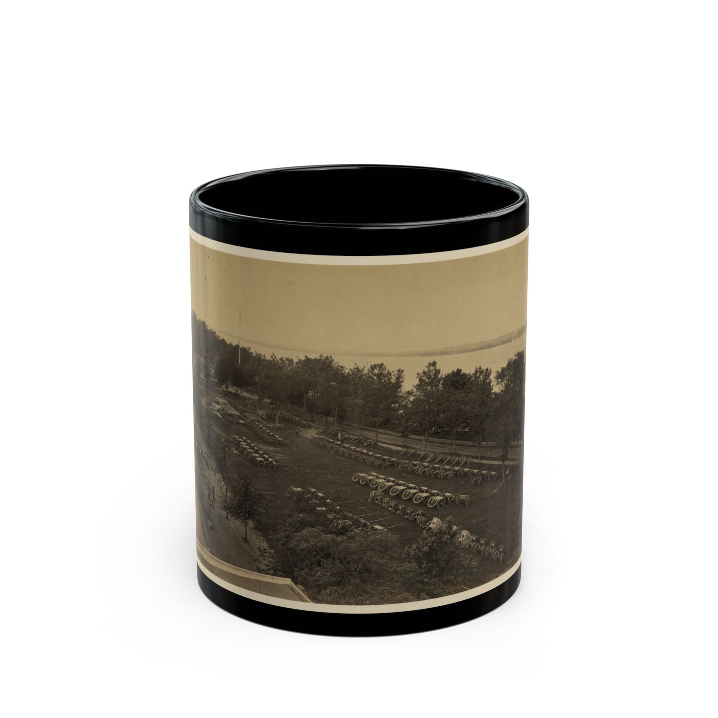 Arsenal Yard, Washington, D.C., From Roof Of Model Arsenal (U.S. Civil War) Black Coffee Mug