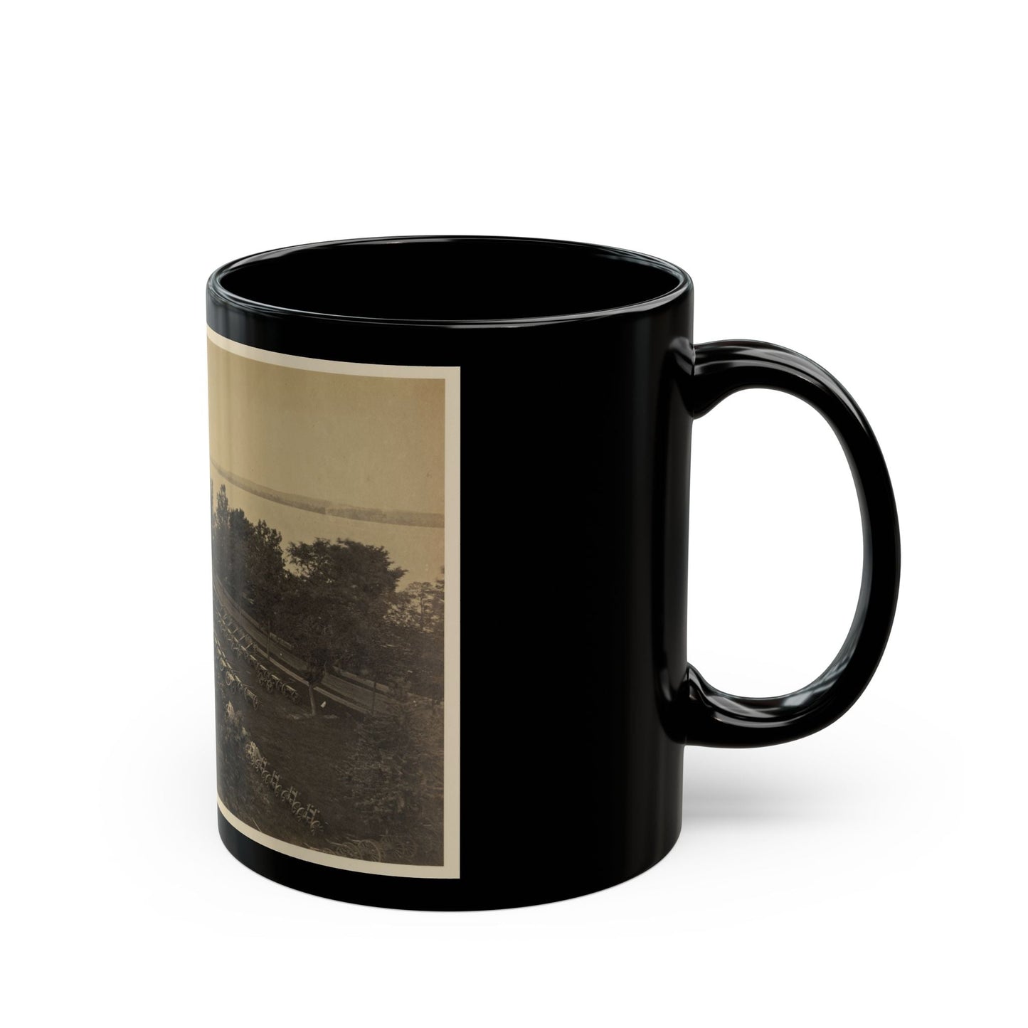 Arsenal Yard, Washington, D.C., From Roof Of Model Arsenal (U.S. Civil War) Black Coffee Mug