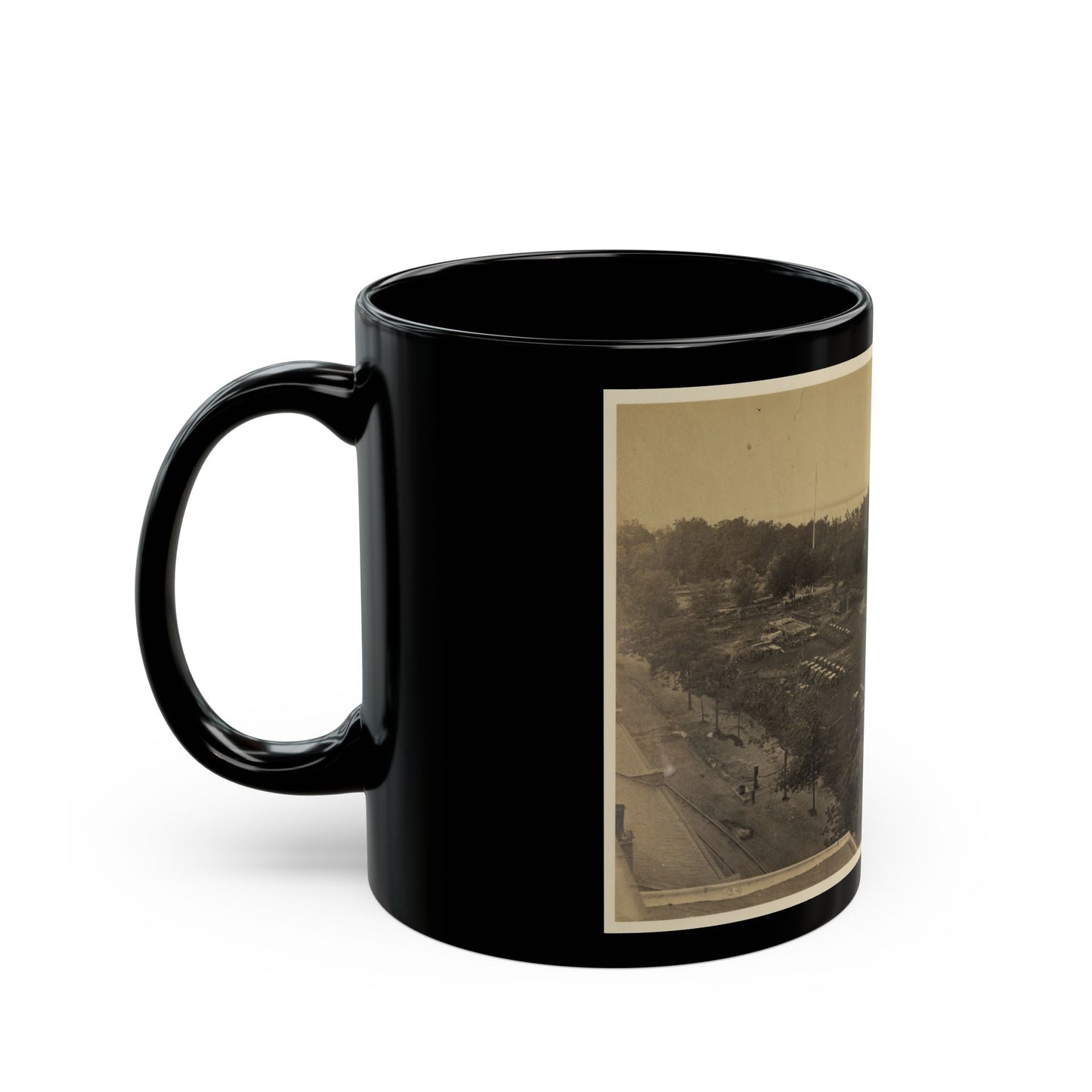 Arsenal Yard, Washington, D.C., From Roof Of Model Arsenal (U.S. Civil War) Black Coffee Mug