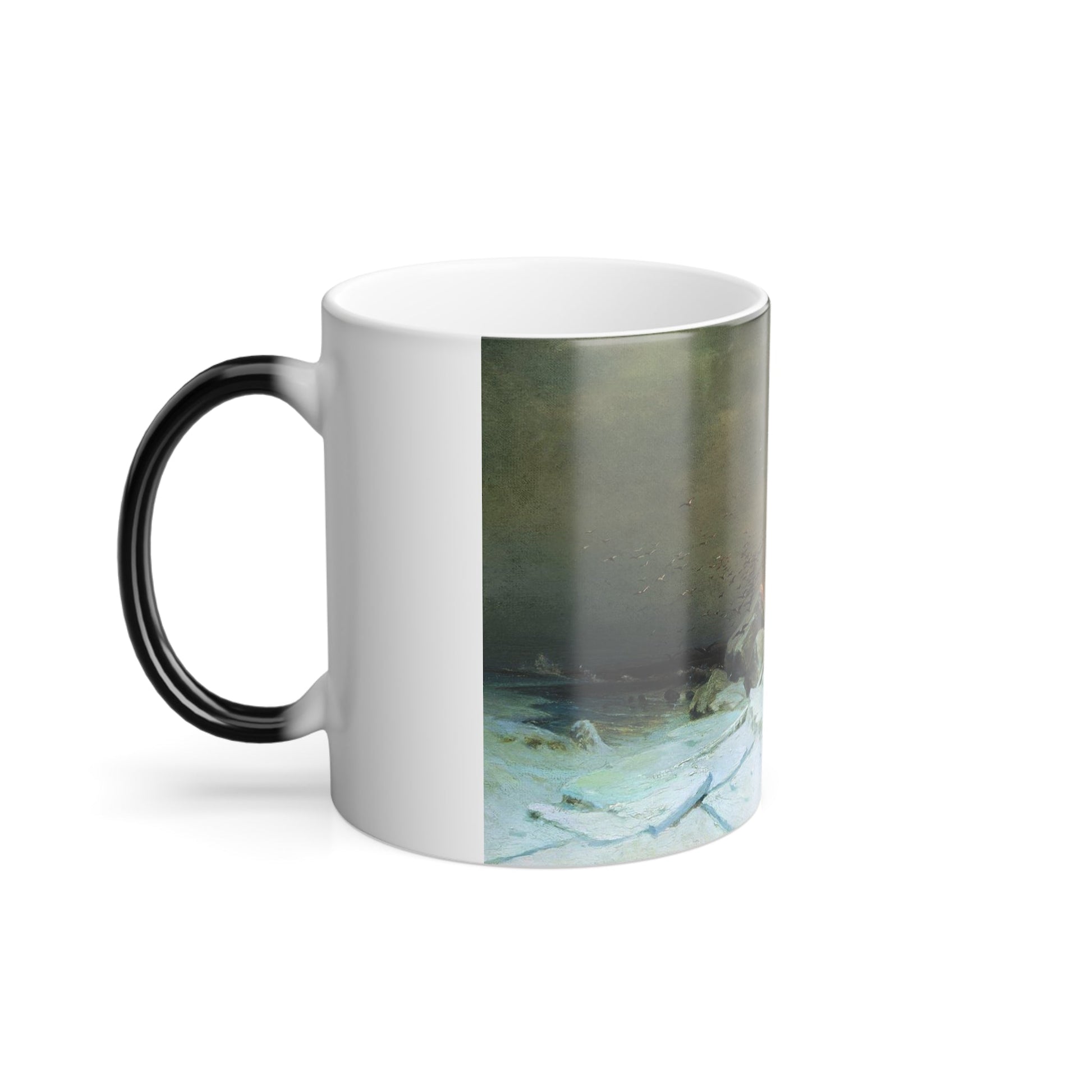 Arseny Ivanovich Meshchersky (1834-1902) Debacle - Color Changing Mug 11oz-11oz-The Sticker Space