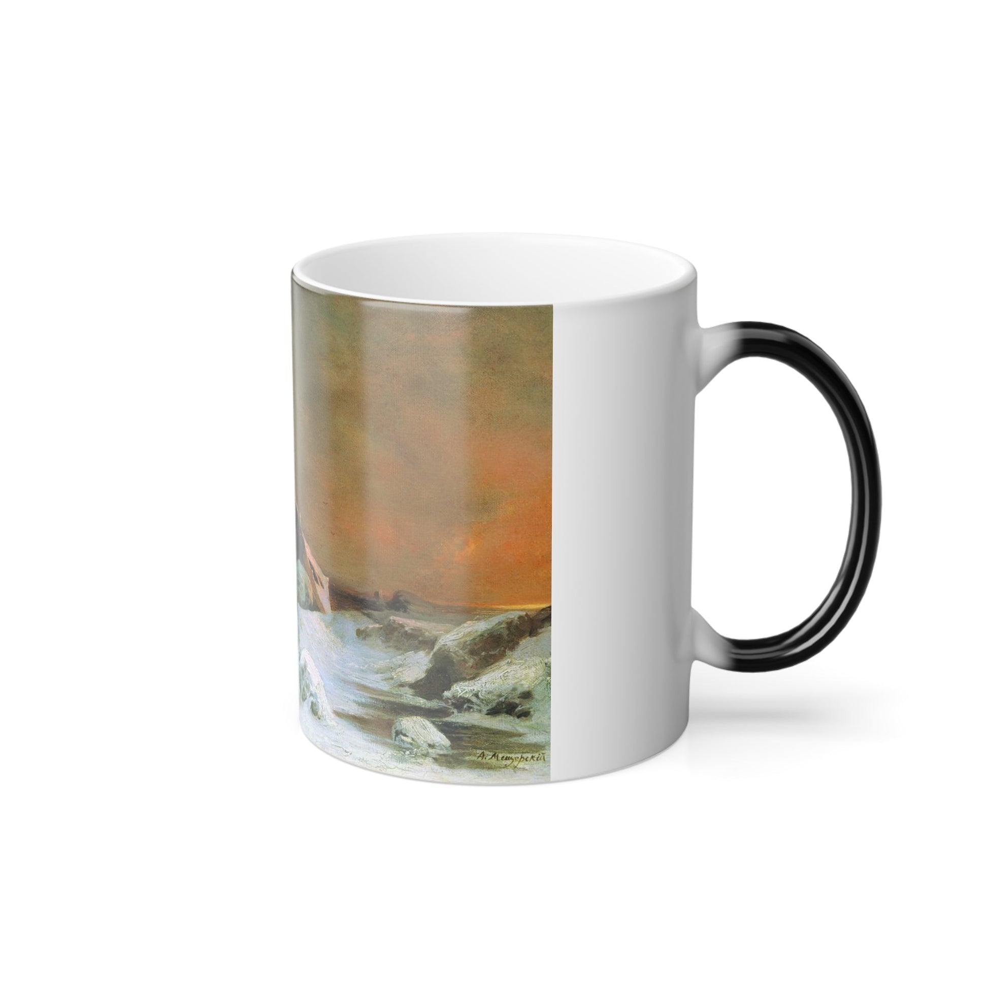 Arseny Ivanovich Meshchersky (1834-1902) Debacle - Color Changing Mug 11oz-11oz-The Sticker Space