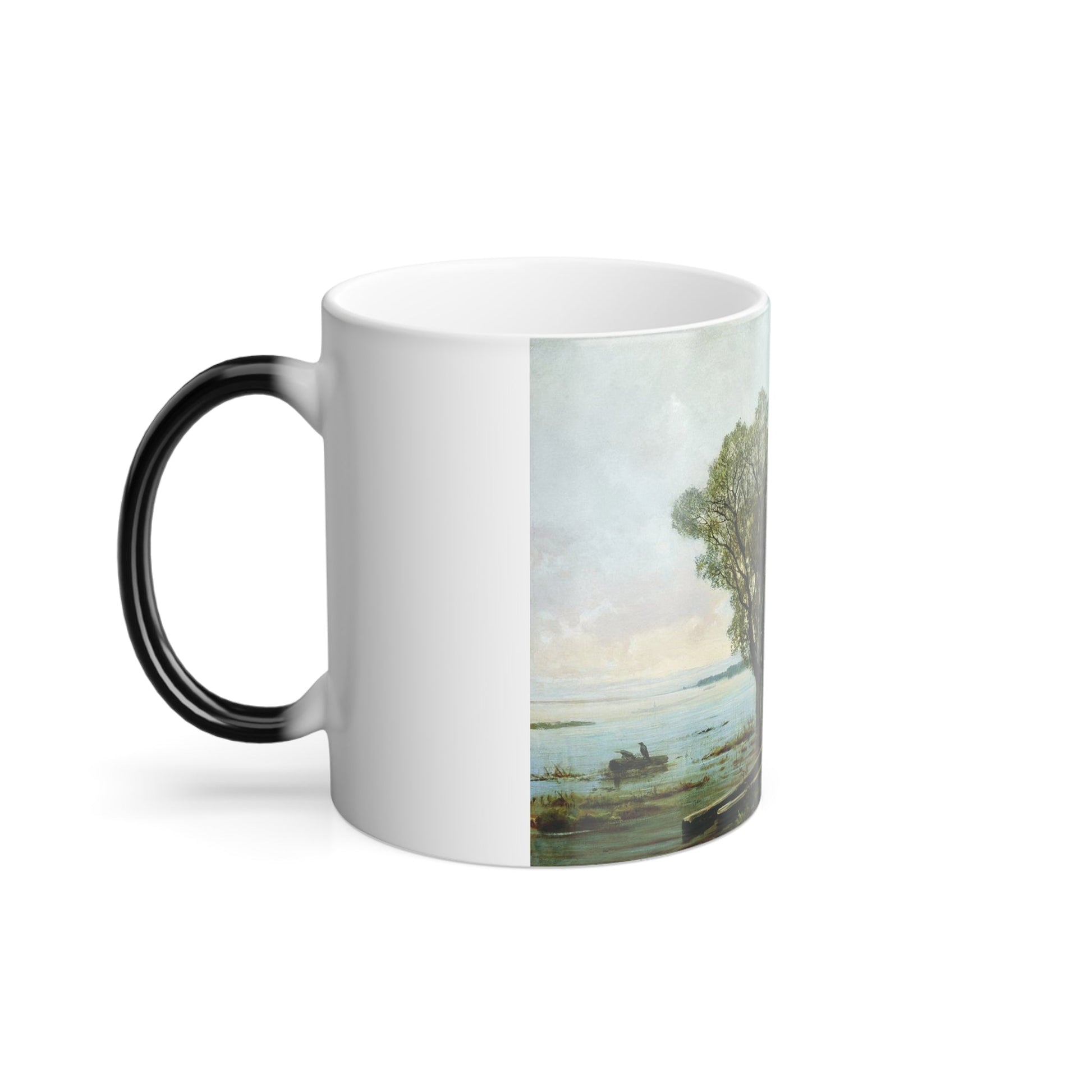 Arseny Ivanovich Meshchersky (1834-1902) Flooding in the Countryside 1872 - Color Changing Mug 11oz-11oz-The Sticker Space