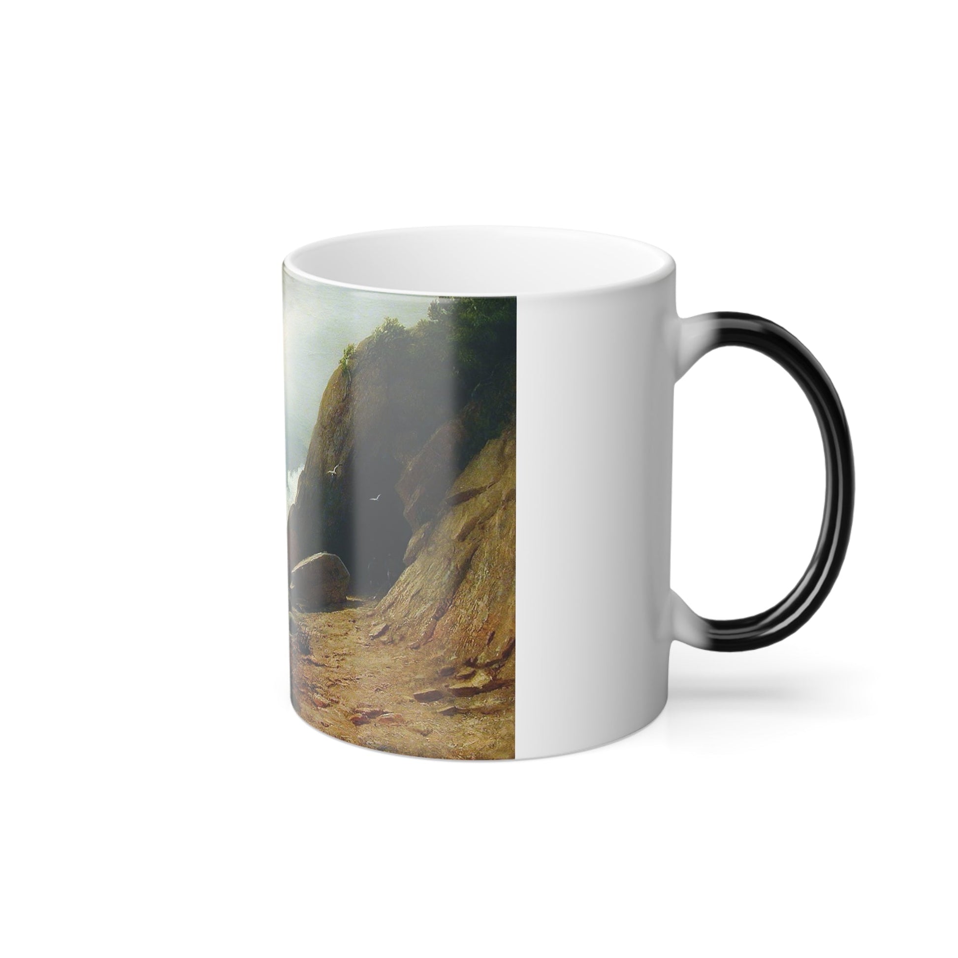 Arseny Ivanovich Meshchersky (1834-1902) Grotto on the Beach - Color Changing Mug 11oz-11oz-The Sticker Space