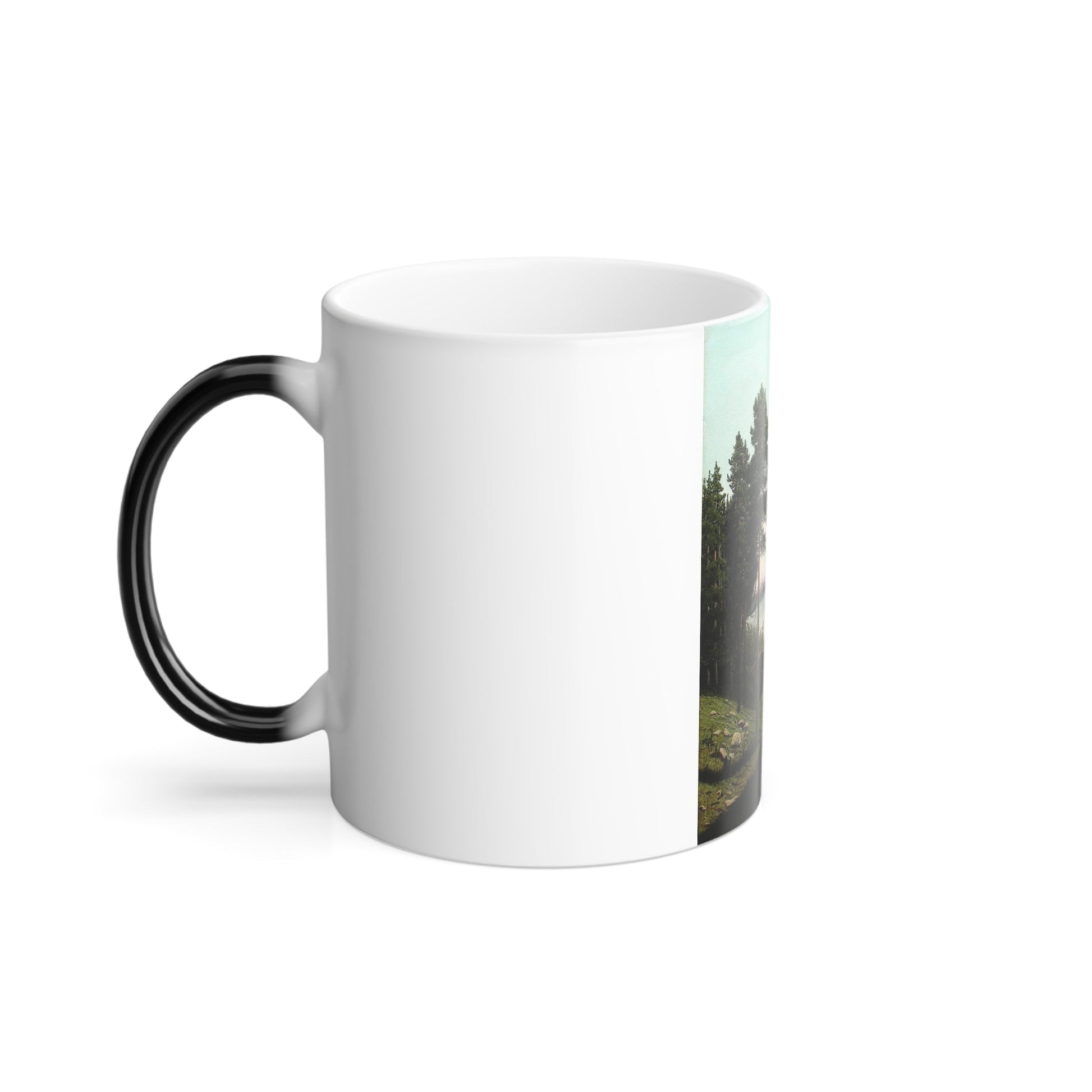 Arseny Ivanovich Meshchersky (1834-1902) Landscape with a Lake 1870 - Color Changing Mug 11oz-11oz-The Sticker Space