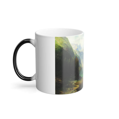 Arseny Ivanovich Meshchersky (1834-1902) Mountain Lake 1865 - Color Changing Mug 11oz-11oz-The Sticker Space