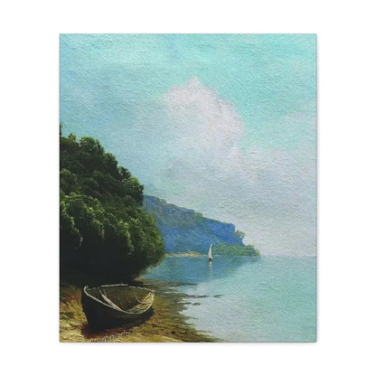 Arseny Ivanovich Meshchersky (1834-1902) On the Coast 1879 - Canvas Wall Art 20″ x 24″ 1.25" - The Sticker Space