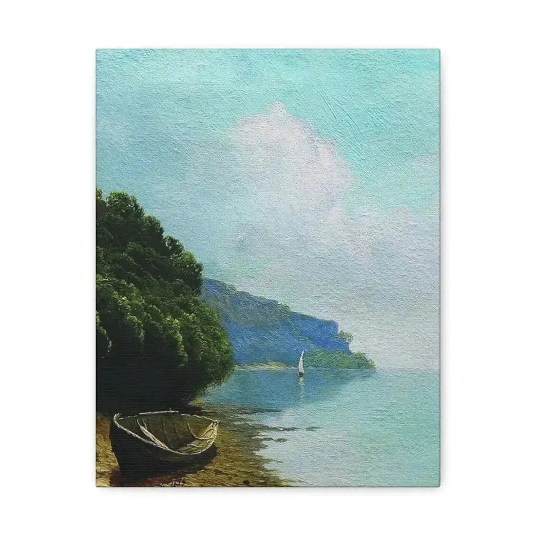 Arseny Ivanovich Meshchersky (1834-1902) On the Coast 1879 - Canvas Wall Art - The Sticker Space