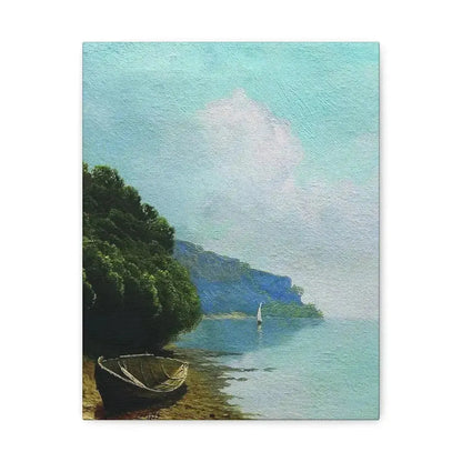 Arseny Ivanovich Meshchersky (1834-1902) On the Coast 1879 - Canvas Wall Art - The Sticker Space