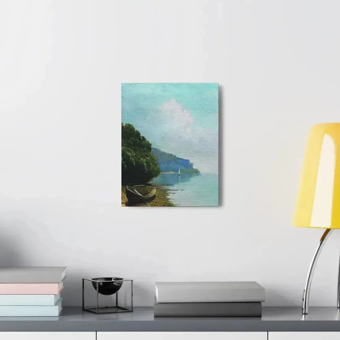 Arseny Ivanovich Meshchersky (1834-1902) On the Coast 1879 - Canvas Wall Art - The Sticker Space