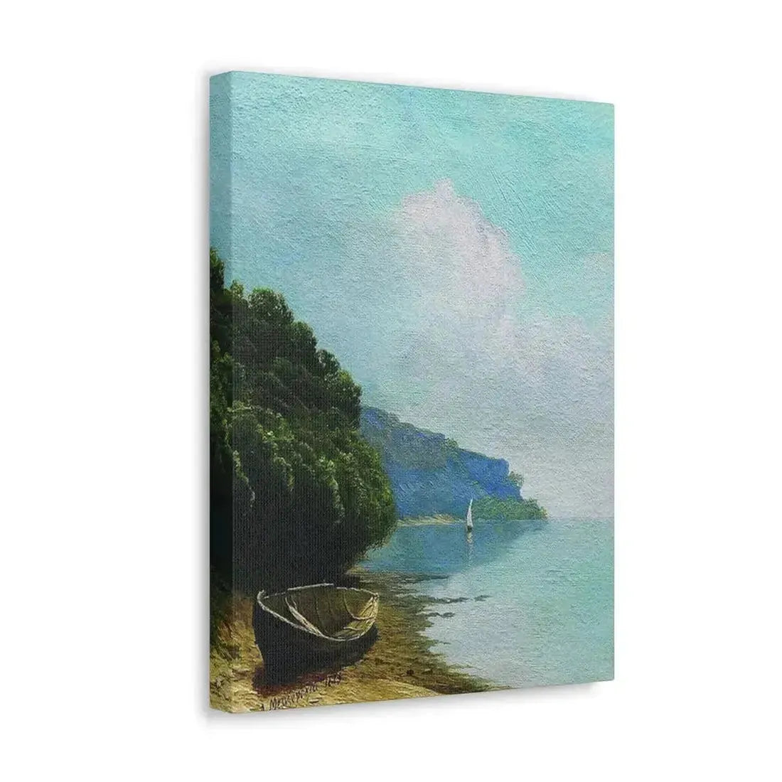 Arseny Ivanovich Meshchersky (1834-1902) On the Coast 1879 - Canvas Wall Art - The Sticker Space