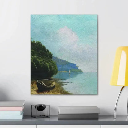 Arseny Ivanovich Meshchersky (1834-1902) On the Coast 1879 - Canvas Wall Art - The Sticker Space