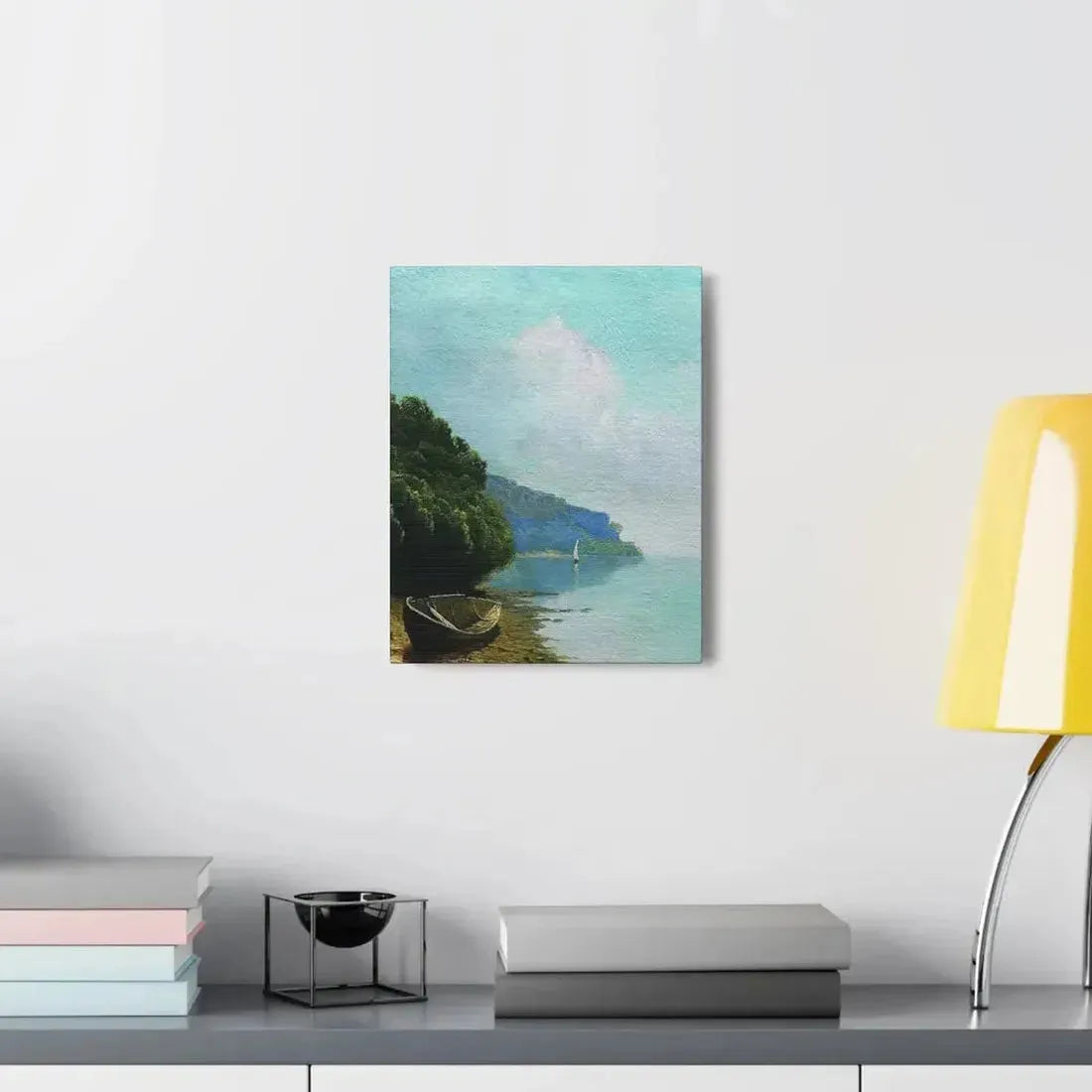 Arseny Ivanovich Meshchersky (1834-1902) On the Coast 1879 - Canvas Wall Art - The Sticker Space