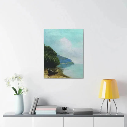 Arseny Ivanovich Meshchersky (1834-1902) On the Coast 1879 - Canvas Wall Art - The Sticker Space