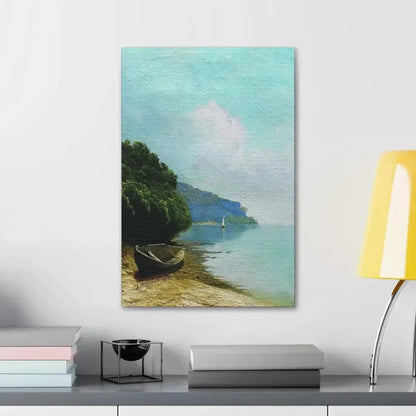 Arseny Ivanovich Meshchersky (1834-1902) On the Coast 1879 - Canvas Wall Art - The Sticker Space