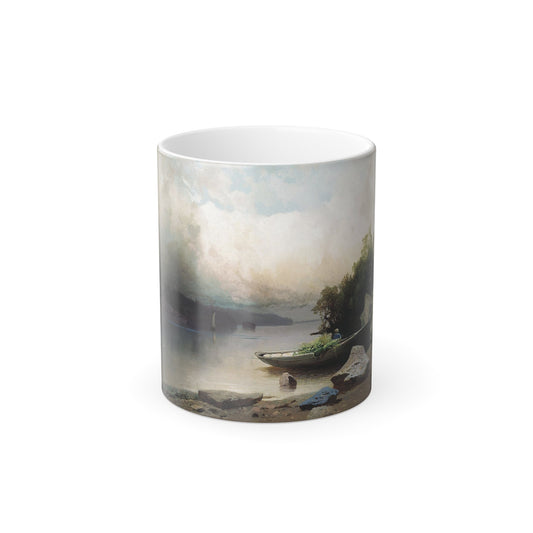 Arseny Ivanovich Meshchersky (1834-1902) On the River 1898 - Color Changing Mug 11oz-11oz-The Sticker Space