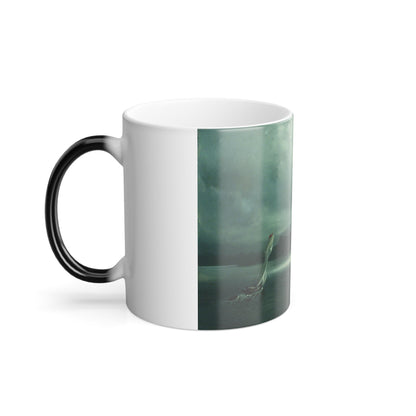 Arseny Ivanovich Meshchersky (1834-1902) Sailboat in the Sea 1870 - Color Changing Mug 11oz-11oz-The Sticker Space