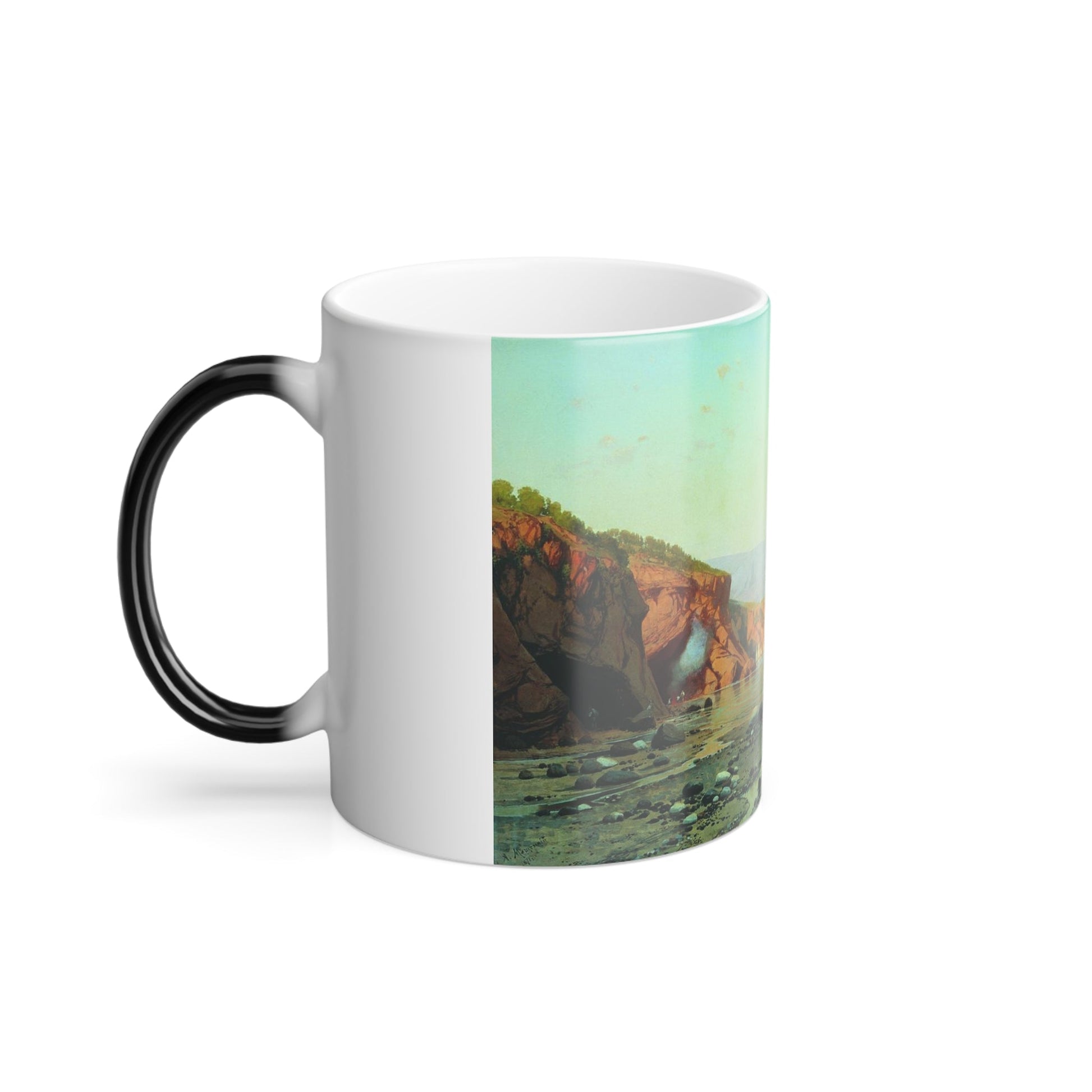 Arseny Ivanovich Meshchersky (1834-1902) Seascape 1871 - Color Changing Mug 11oz-11oz-The Sticker Space