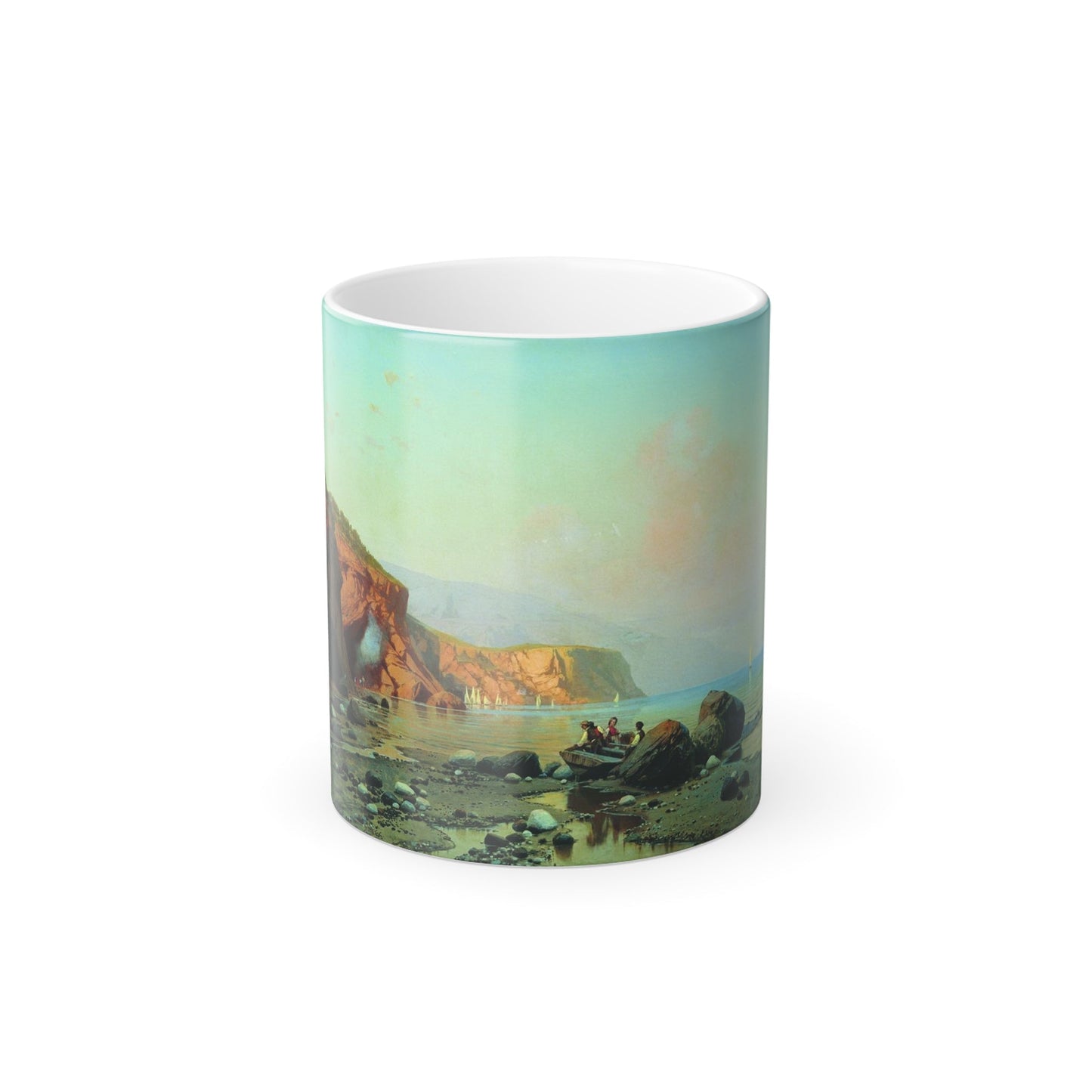 Arseny Ivanovich Meshchersky (1834-1902) Seascape 1871 - Color Changing Mug 11oz-11oz-The Sticker Space